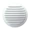 Maurice Franklin Lou Maurice Franklin Louver 6 in. W X 6 in. L Gloss White Aluminum Mini Louver RLW-100 6 - alternate 1